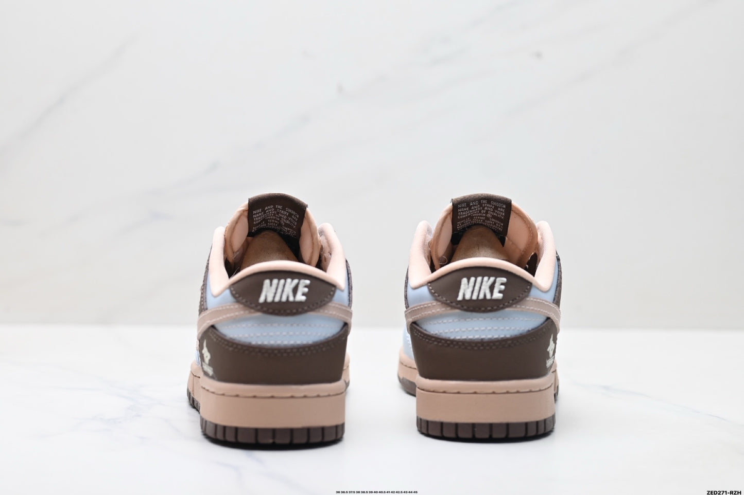 Custom Balenciaga x Nike Dunk Low | Mocha Ice