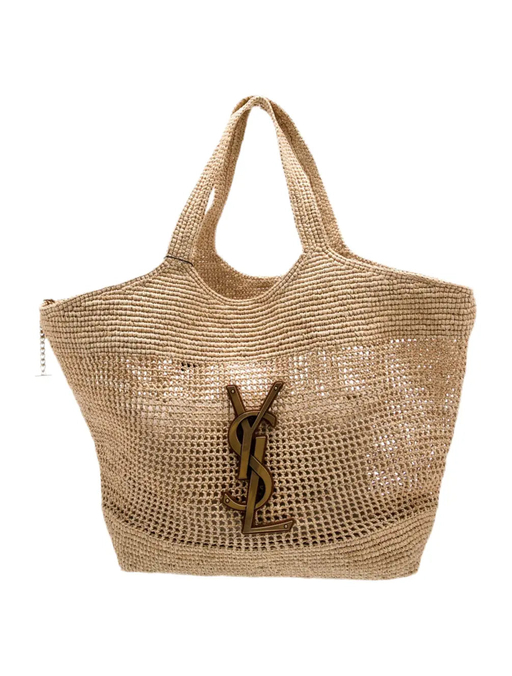 Icare Raffia Maxi Shopping Tote YSL