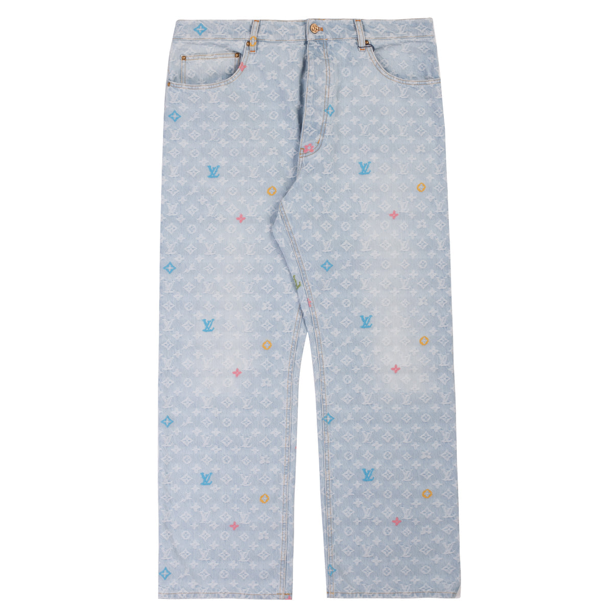 Louis Vuitton | Tyler, the Creator Monogram Denim Pants | Light Indigo