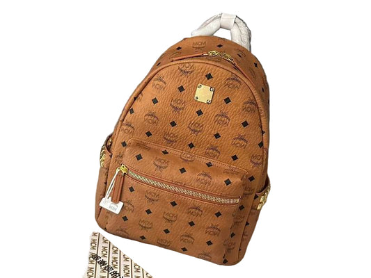 MCM | Brown Visetos Belt Bag | Classic Monogram | Gold Hardware