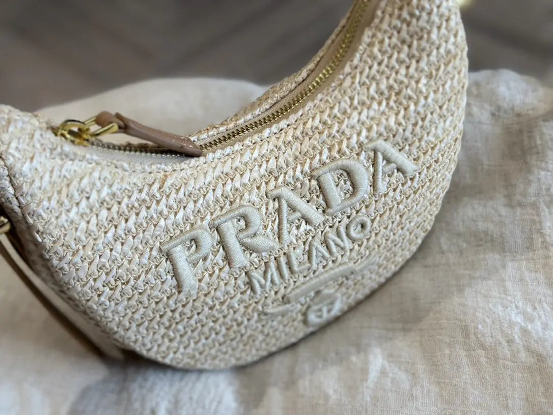 Prada Arqué crochet shoulder bag Prada