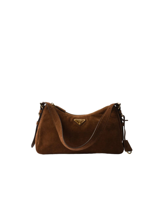 Prada | Aimée Medium Suede Shoulder Bag Prada