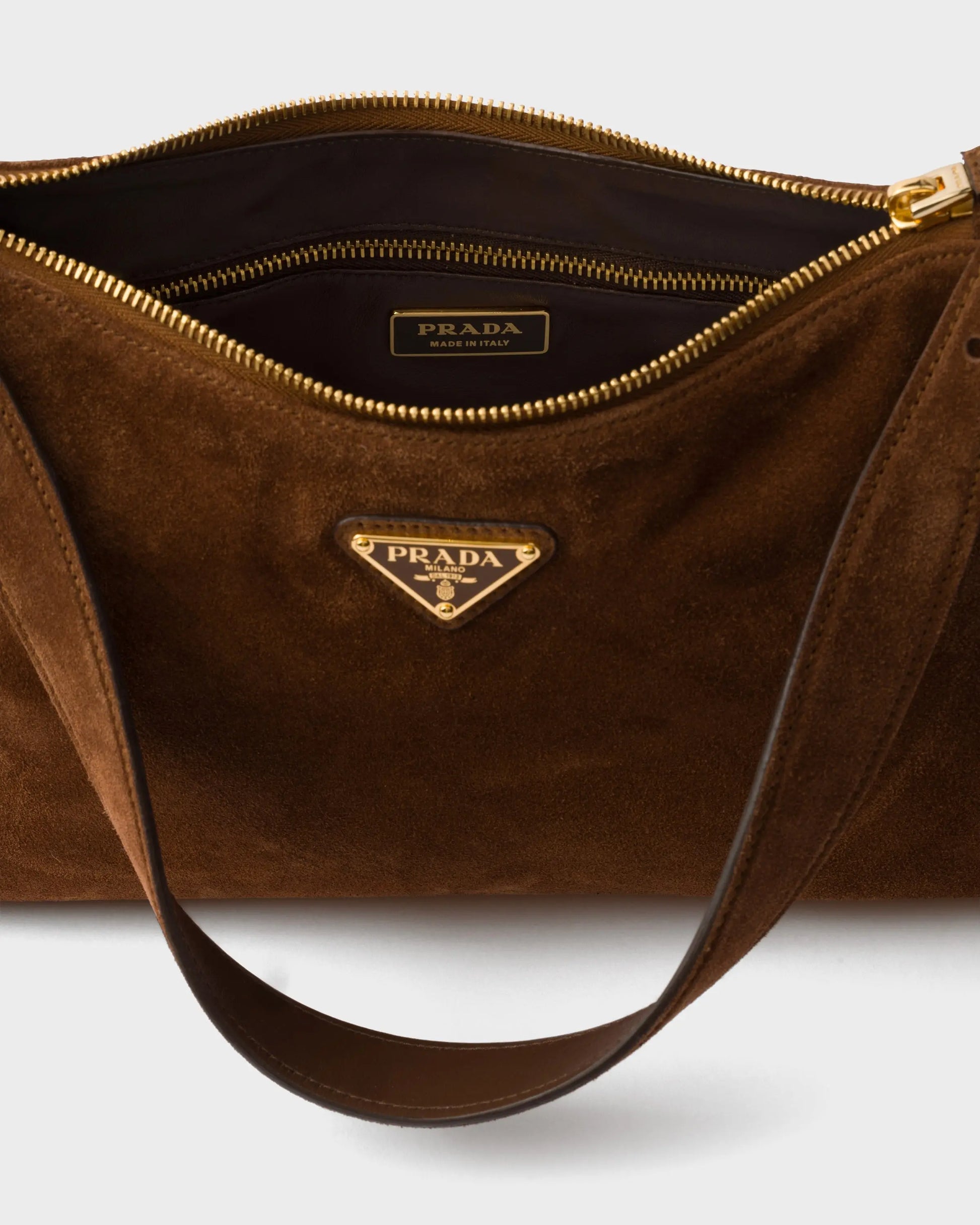 Prada | Aimée Medium Suede Shoulder Bag Prada