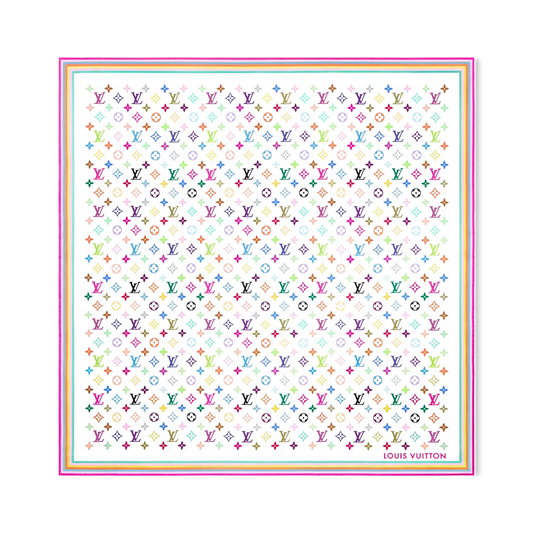 LV x TM Monogram Multicolor Square 90 Louis Vuitton