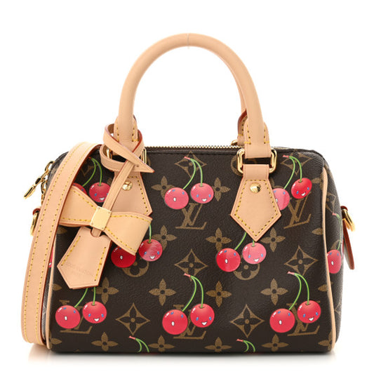 Louis Vuitton x Takashi Murakami | Speedy Bandoulière 20 | Monogram Cherry Re-Edition