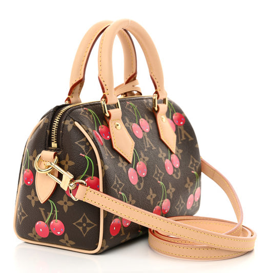 Louis Vuitton x Takashi Murakami | Speedy Bandoulière 20 | Monogram Cherry Re-Edition