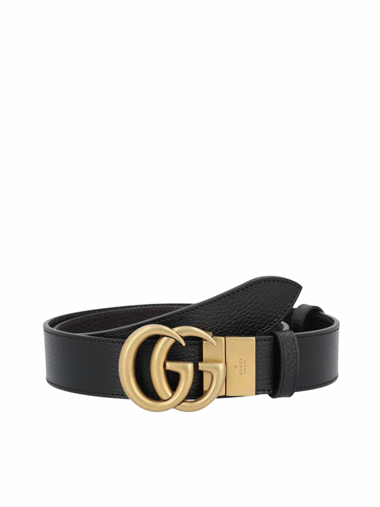 Gucci | GG Marmont Reversible Belt | Black & Brown Leather