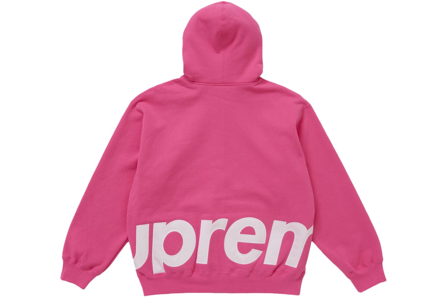 Supreme | Pink Split Logo Zip Hoodie