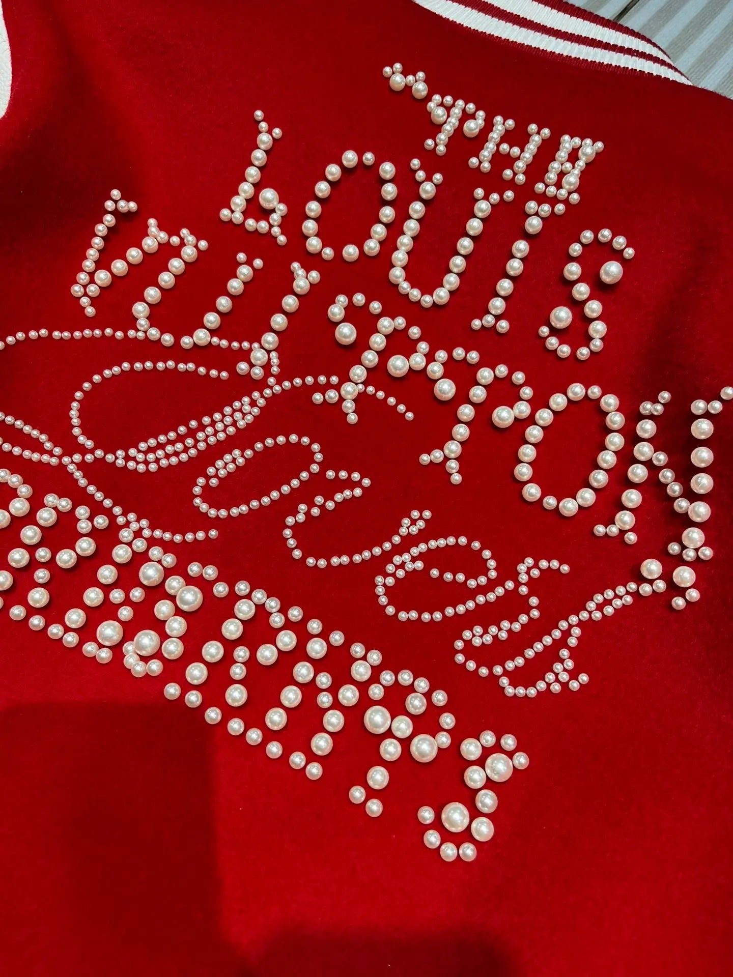 Louis Vuitton | Red & White LA Varsity Jacket Louis Vuitton