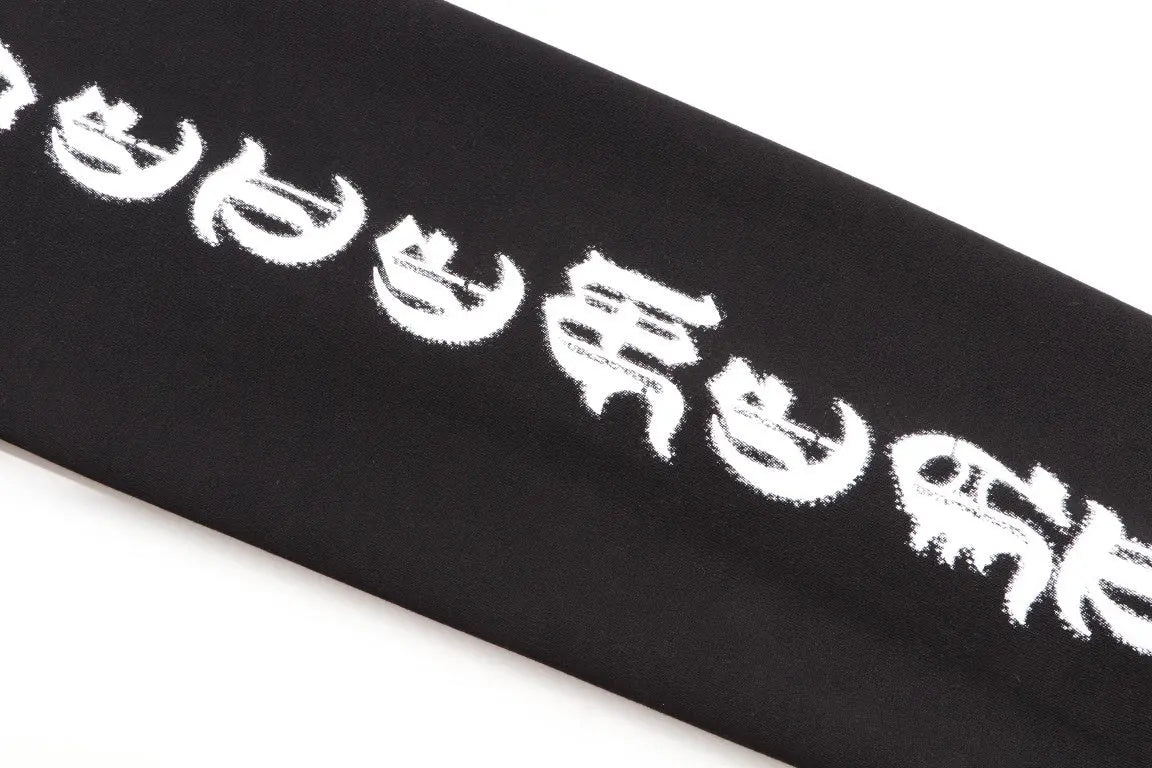 Vetements | Anarchy Logo Oversized Hoodie | Black & White Vetements