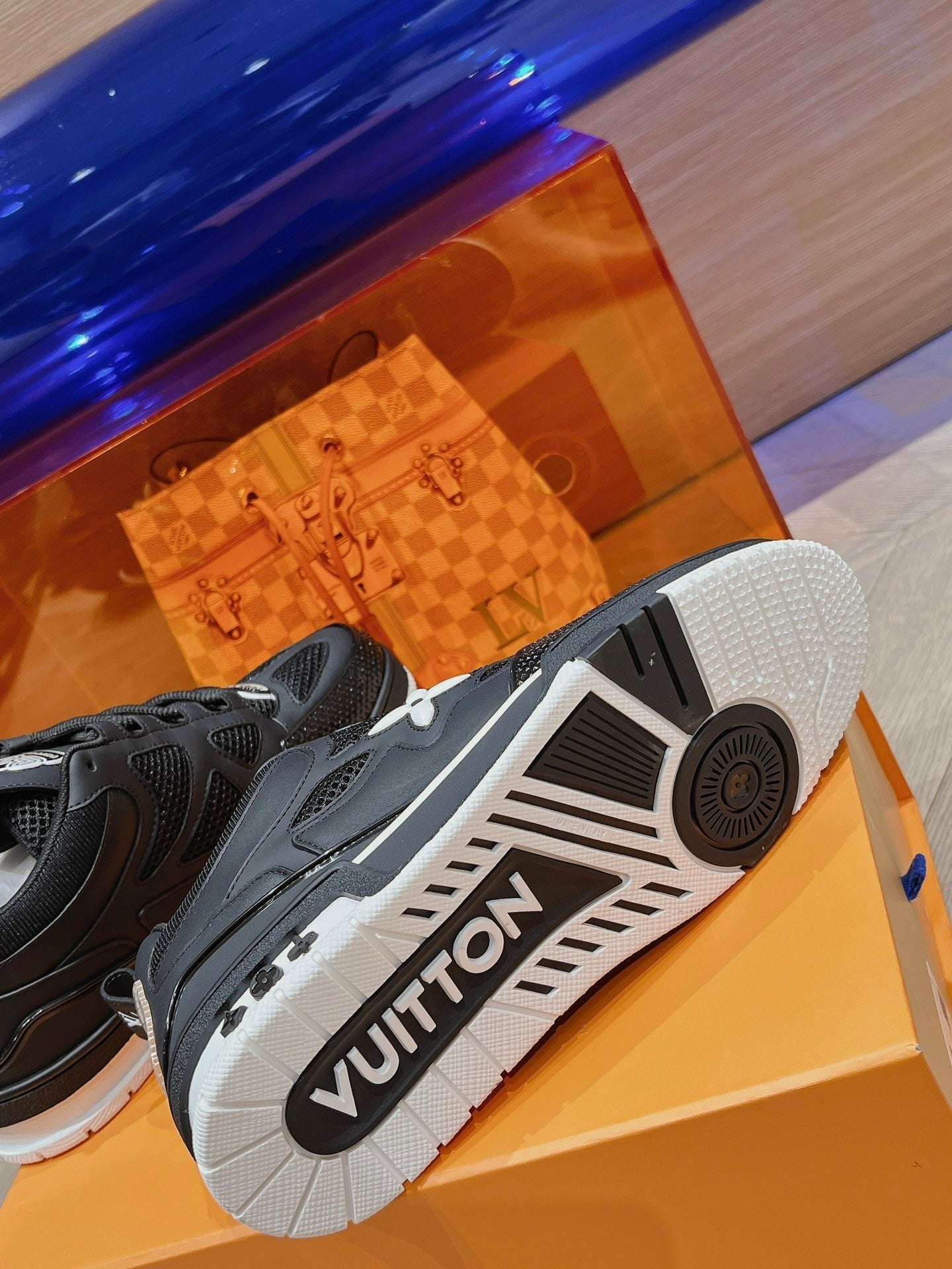 Louis Vuitton | LV Trainer Sneakers | Black Monogram Flower Edition