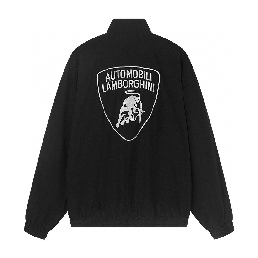 Balenciaga | Lamborghini Automobili Black Zip Jacket