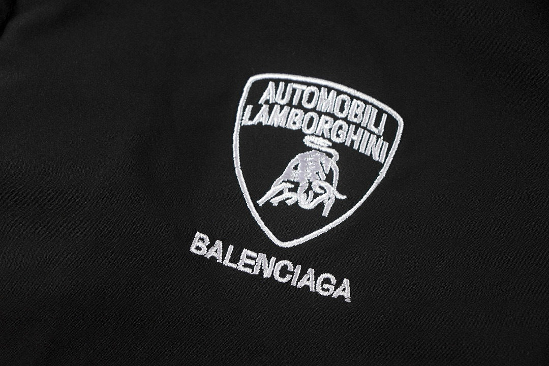 Balenciaga | Lamborghini Automobili Black Zip Jacket