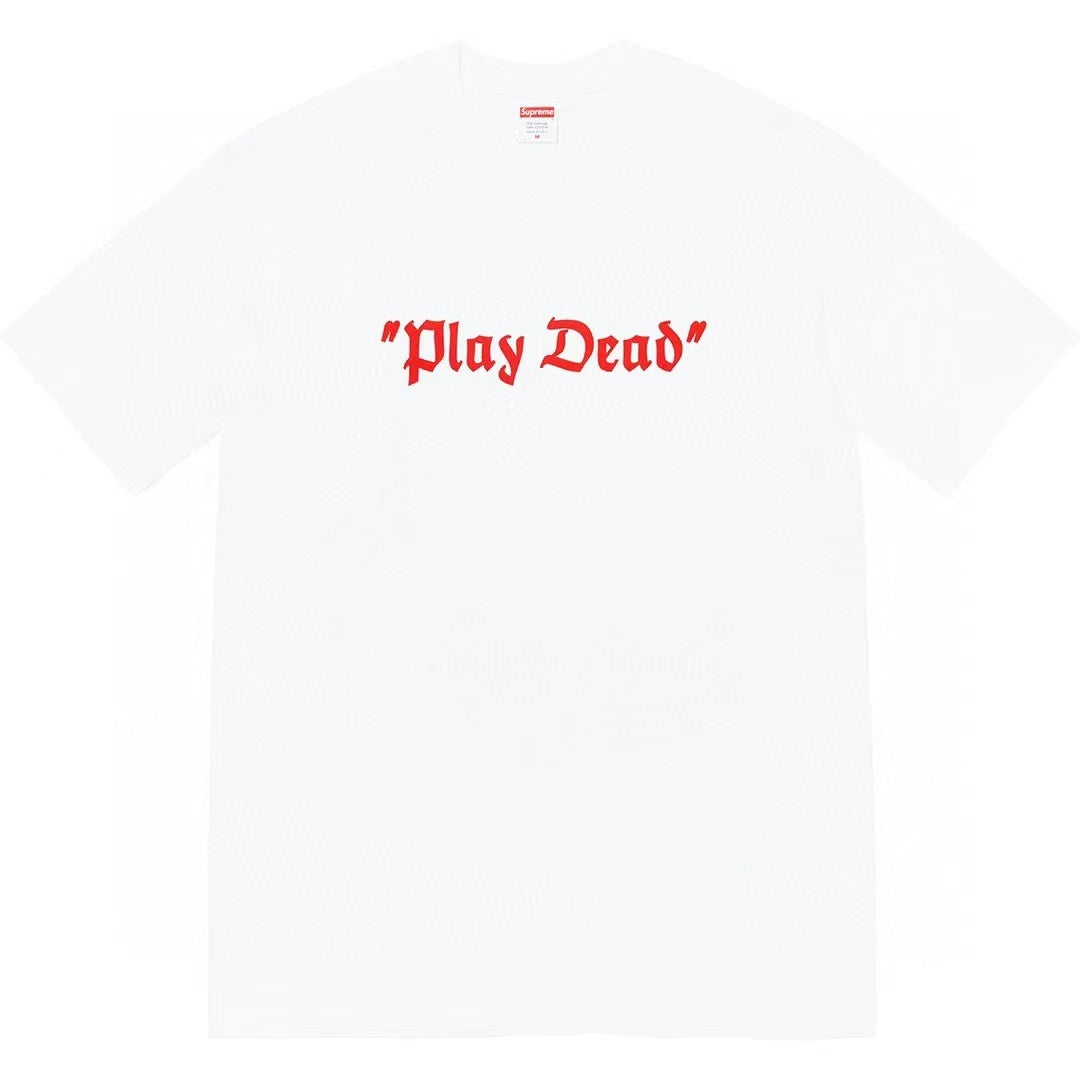 Supreme | “Play Dead” Graphic Tee | White