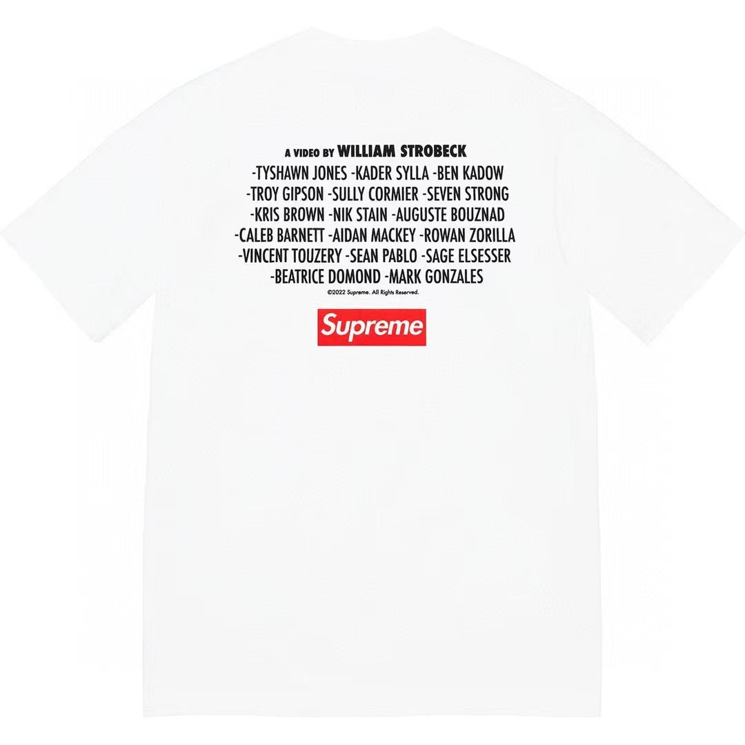 Supreme | “Play Dead” Graphic Tee | White