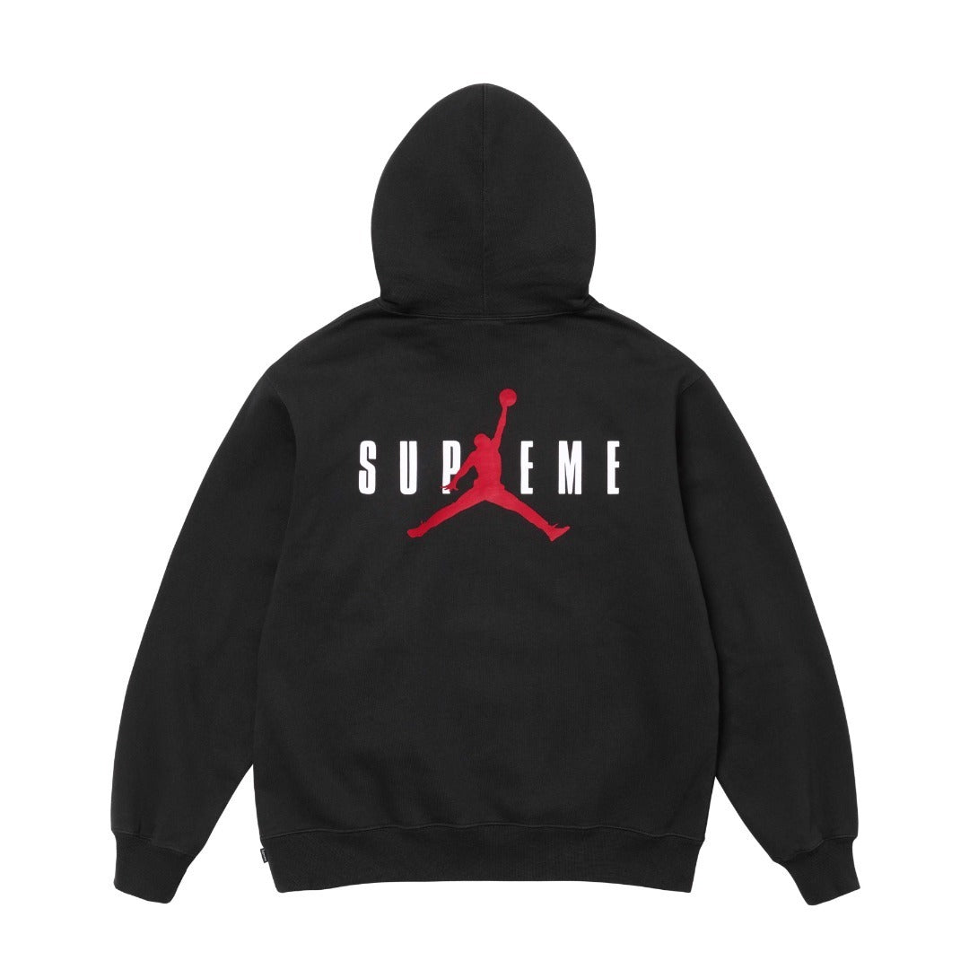 Supreme x Jordan | Black Jumpman Hoodie