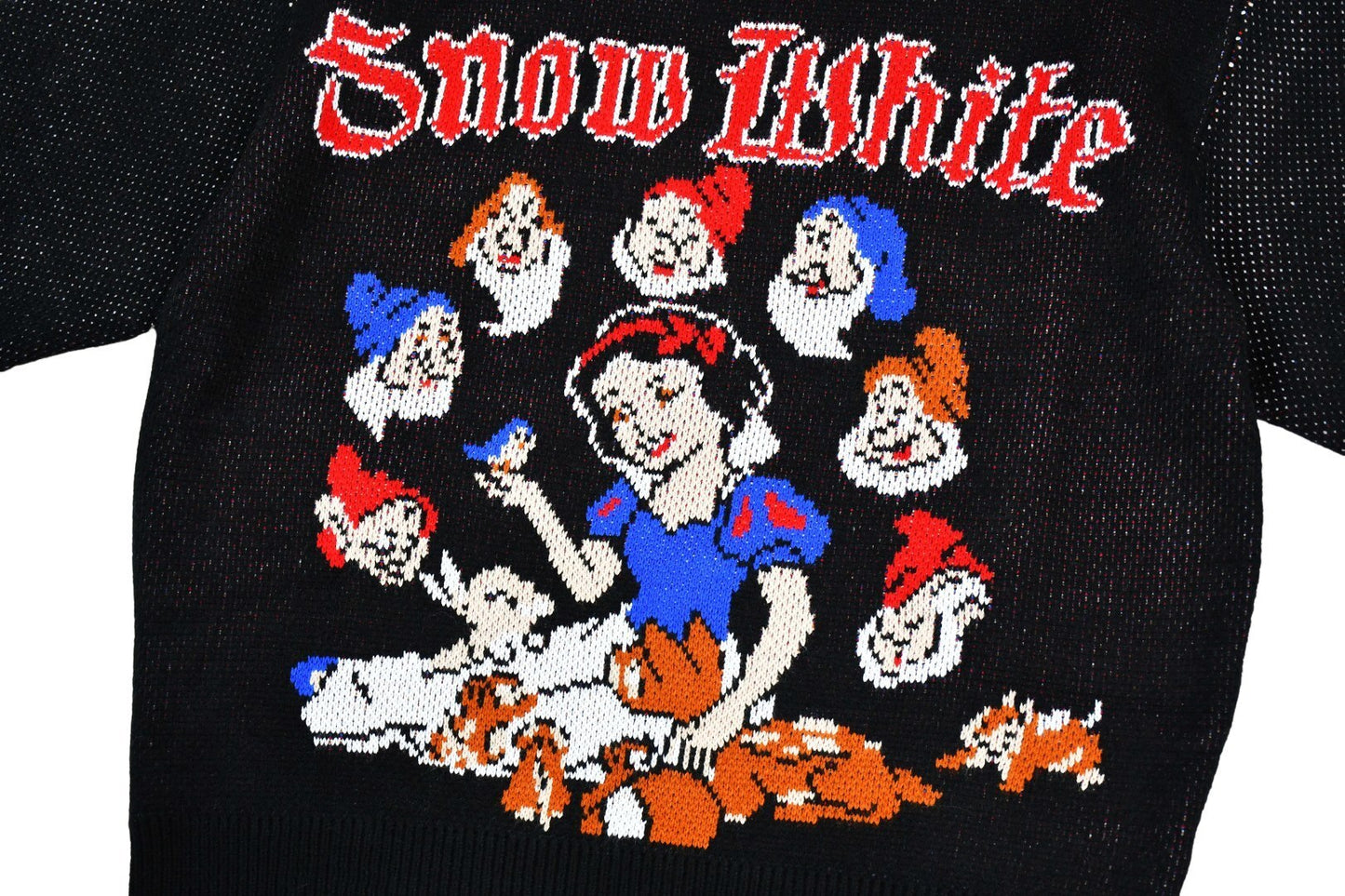 Supreme | Snow White Knit Sweater | Black & White