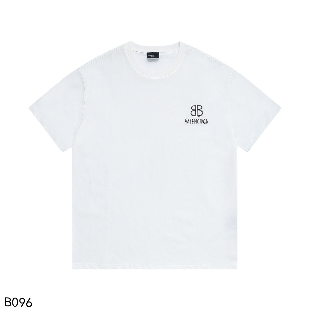Balenciaga | Dual Logo Tee | White
