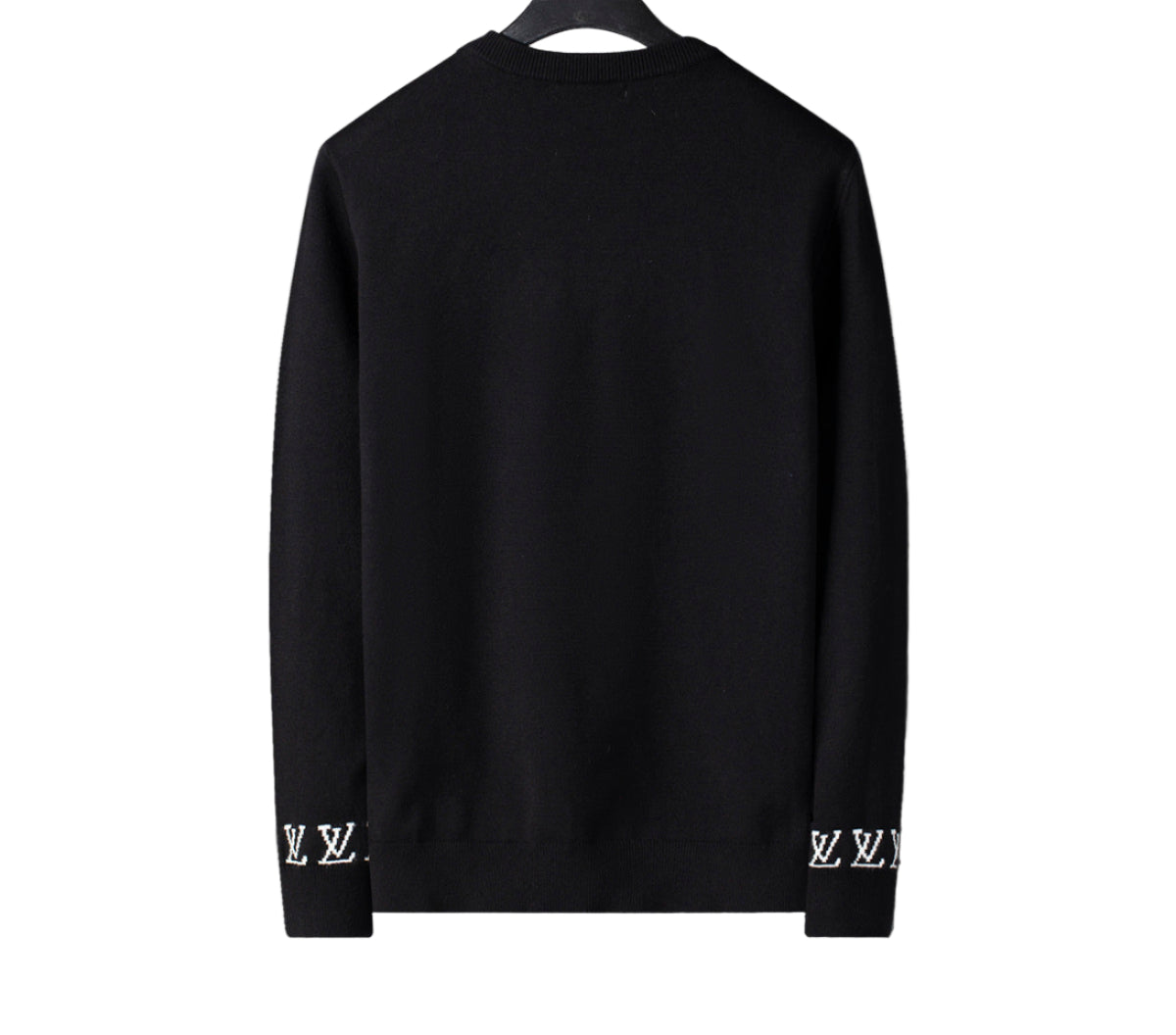 Louis Vuitton | Embroidered Knit Crewneck | Black, White & Blue