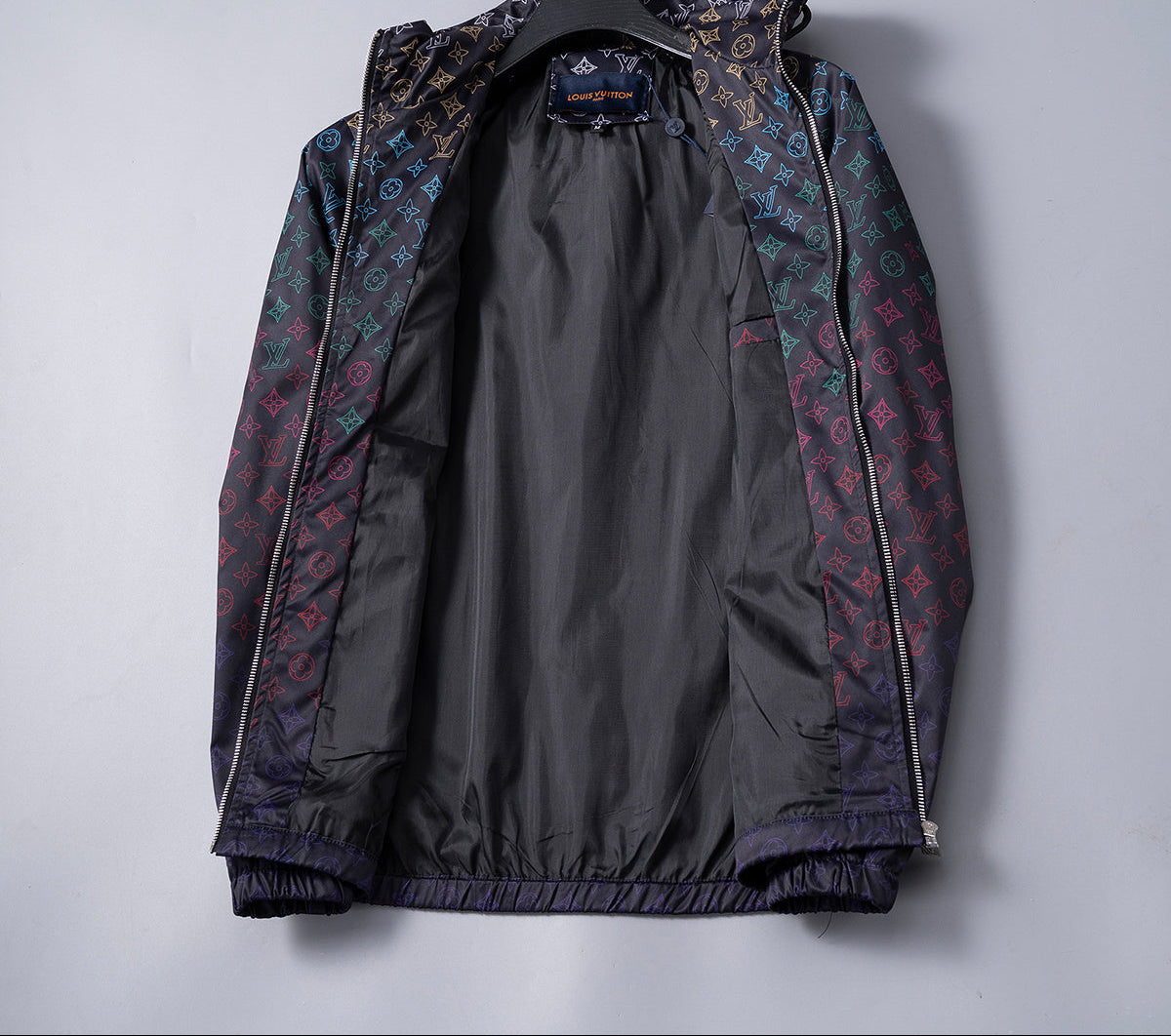 Louis Vuitton | Multicolor Monogram Windbreaker | Black