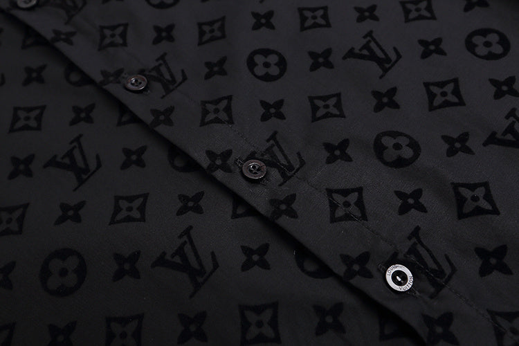 Louis Vuitton | Monogram Short-Sleeve Shirt | Black