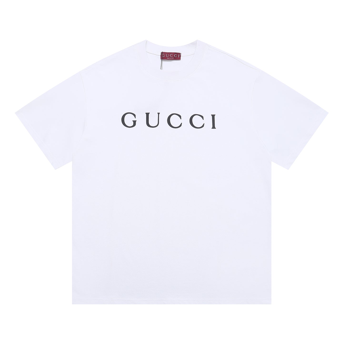 Gucci | Monogram Logo Tee | White, Red & Black