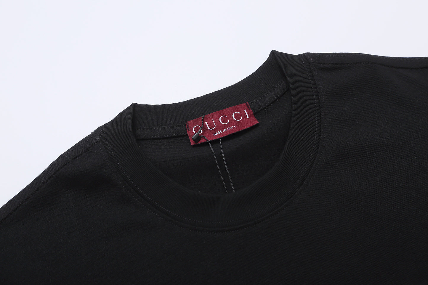 Gucci | Monogram Logo Tee | White, Red & Black