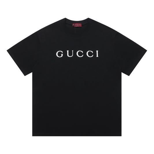 Gucci | Monogram Logo Tee | White, Red & Black