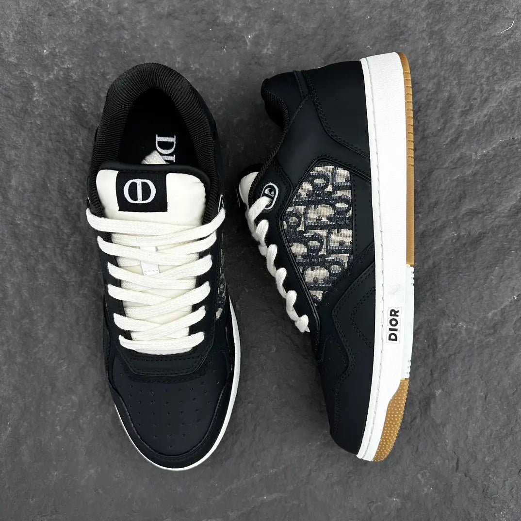 Dior | B27 Monogram Low Sneakers | Black, Cream, Triple Black Patent Dior