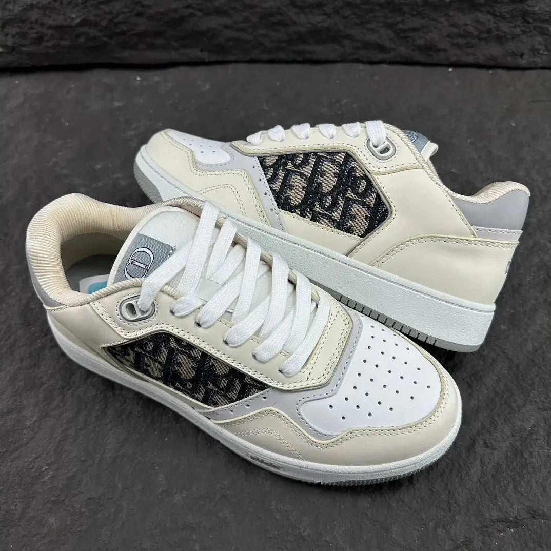 Dior | B27 Monogram Low Sneakers | Black, Cream, Triple Black Patent Dior
