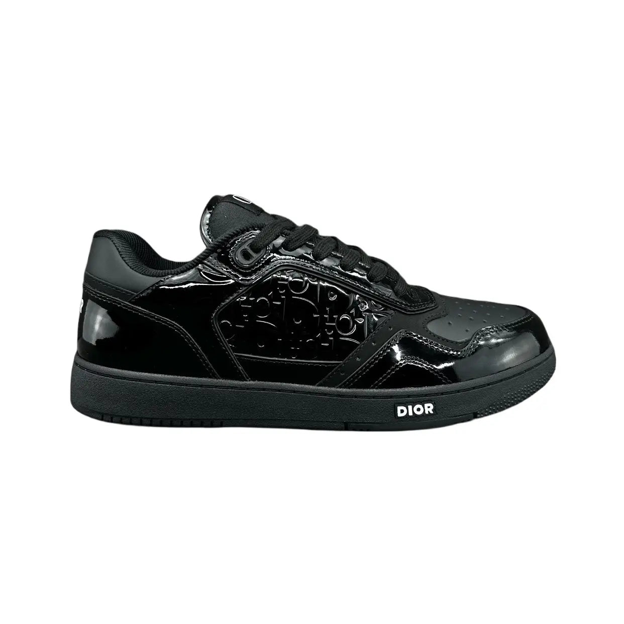 Dior | B27 Monogram Low Sneakers | Black, Cream, Triple Black Patent Dior