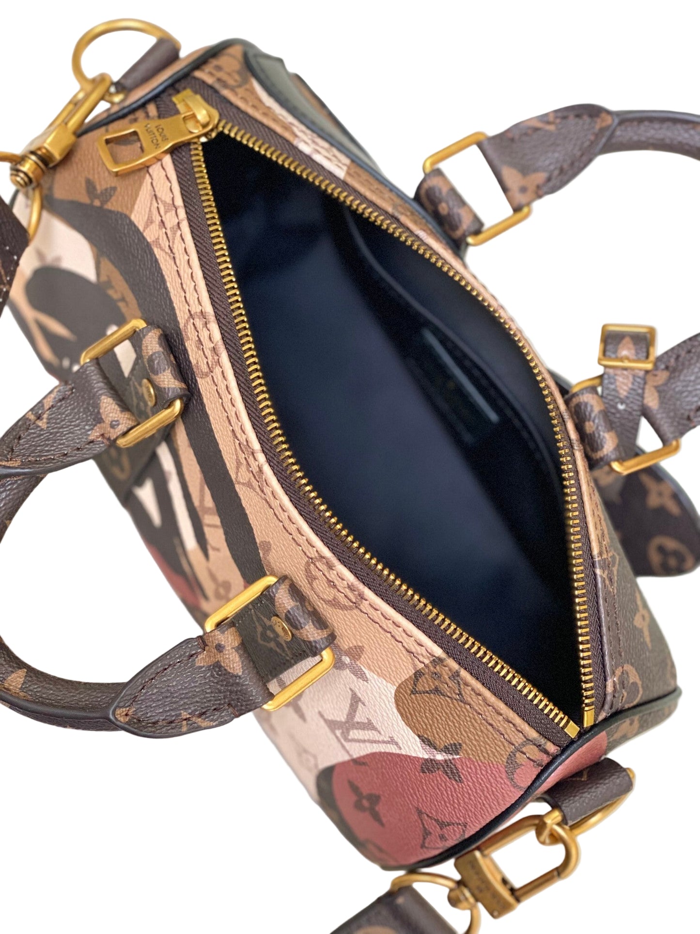 Louis Vuitton x KidSuper | Keepall Bandoulière 25 Monogram Portrait 2023