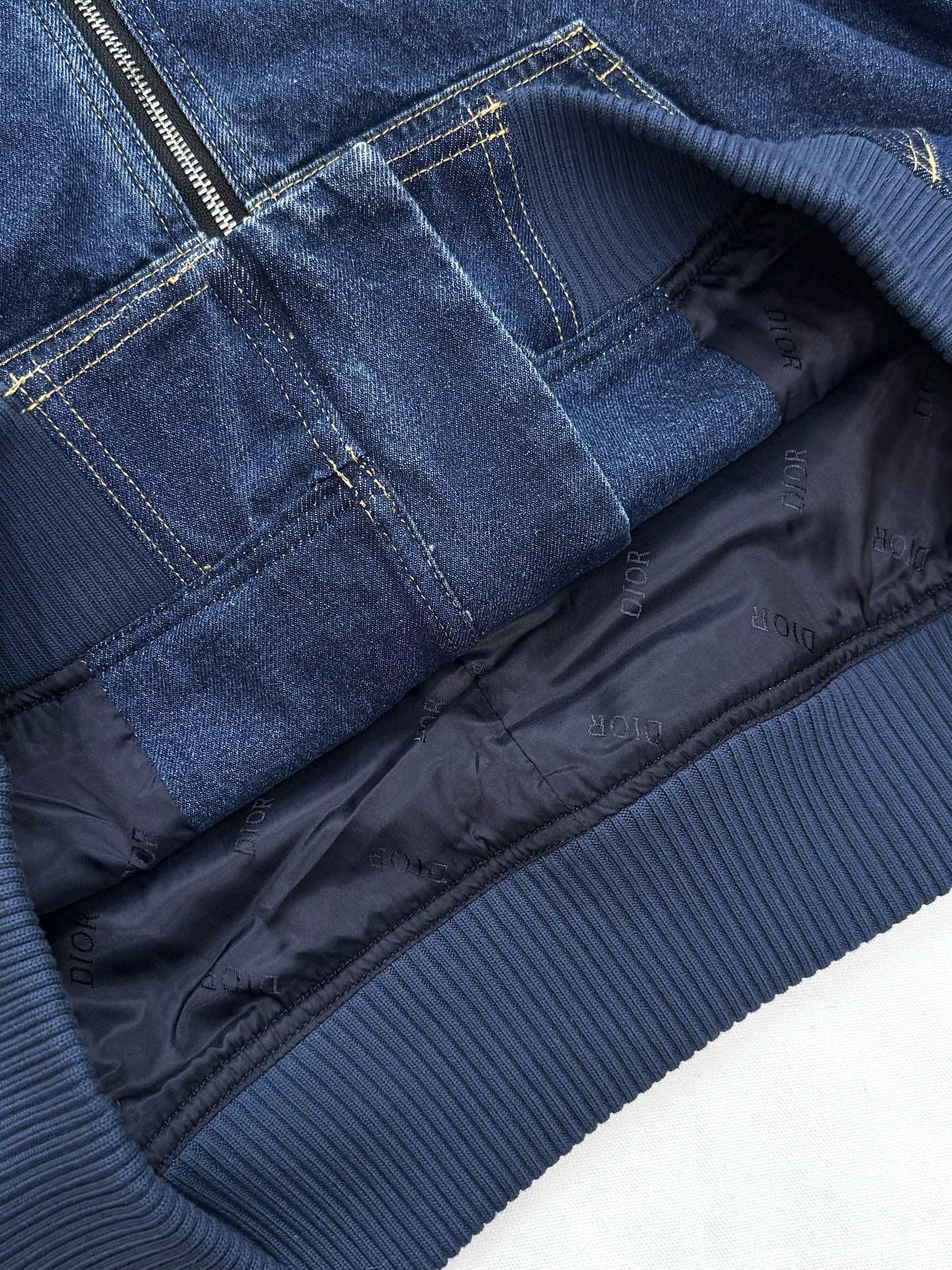 Dior | Blue Denim Zip Hoodie / Jacket