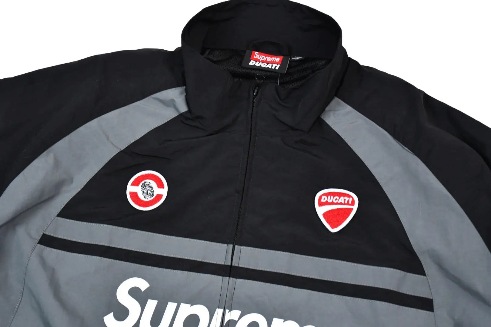 Supreme | Ducati Racing Jacket | Black Grey / White Red Supreme