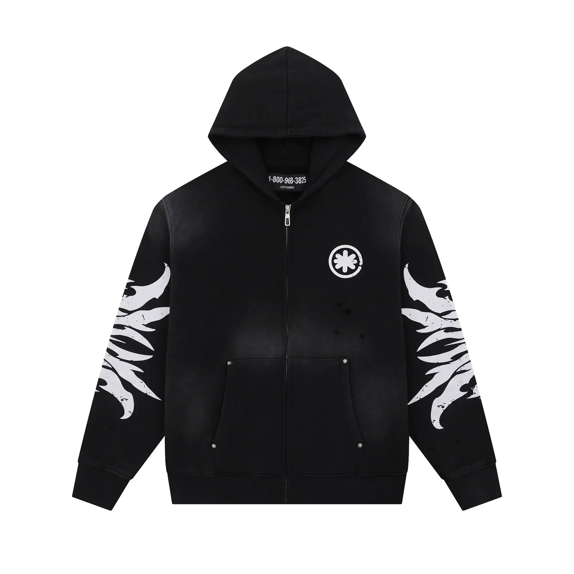LOSTSHDWS | Full Zip Tracksuit Set Black LOSTSHDWS