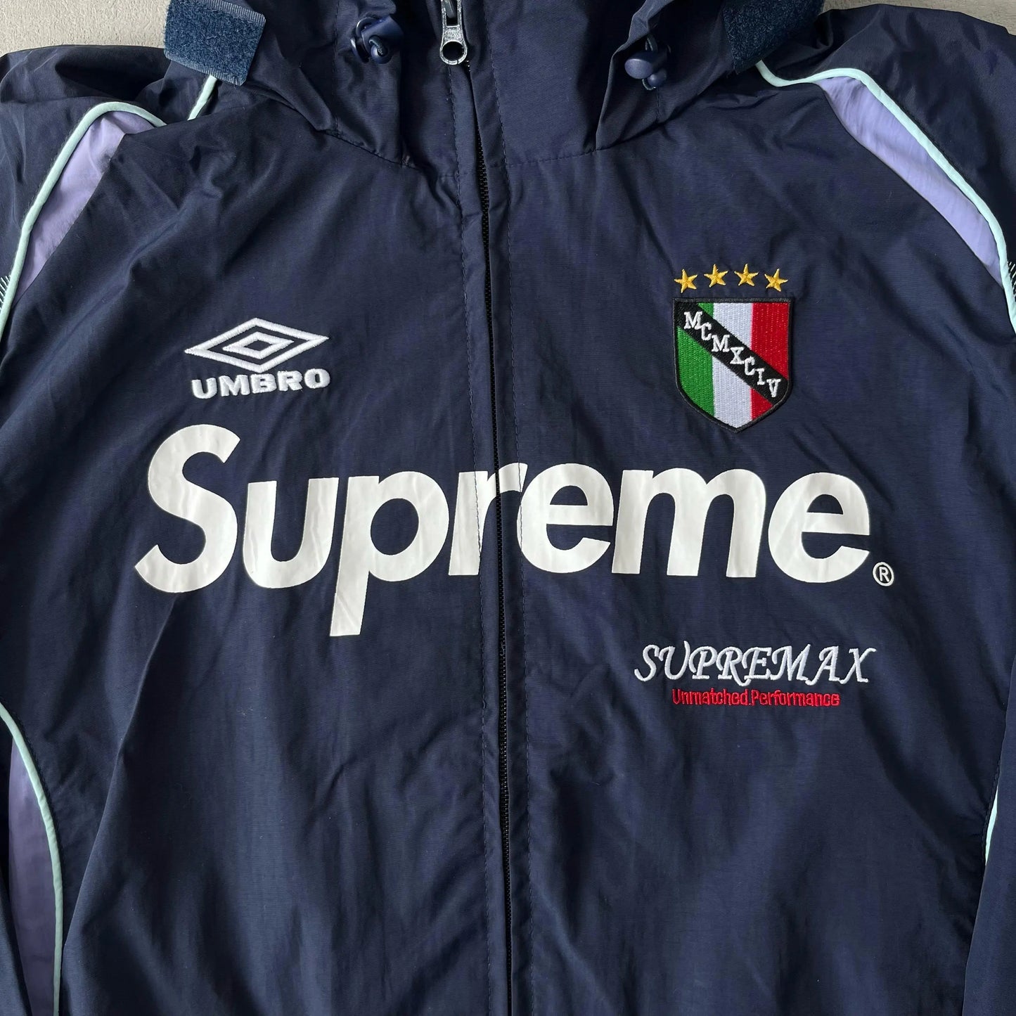 Supreme x Umbro | Supermax Tracksuit Hoodie & Pants | Black, Grey, Navy Supreme