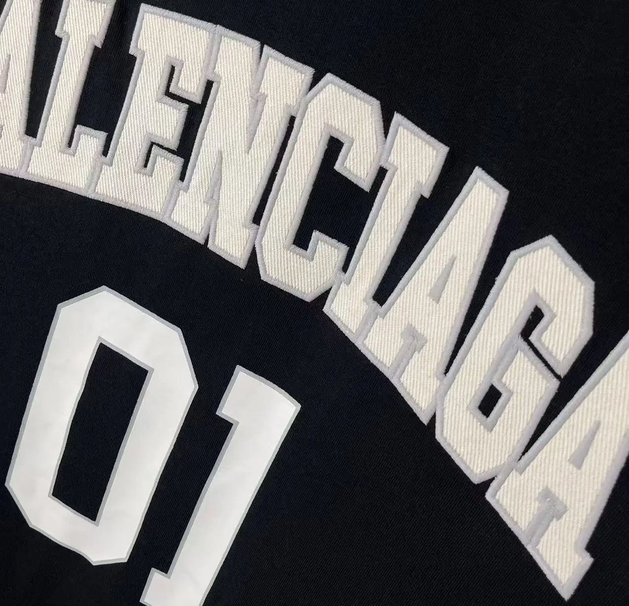 Balenciaga | Black '01 Jersey Tee' Balenciaga