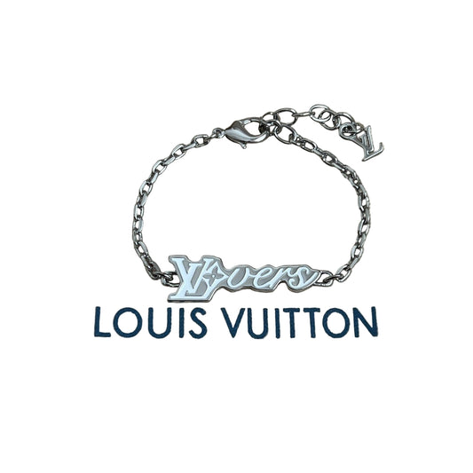 Louis Vuitton | LV Lovers Bracelet | Silver Chain