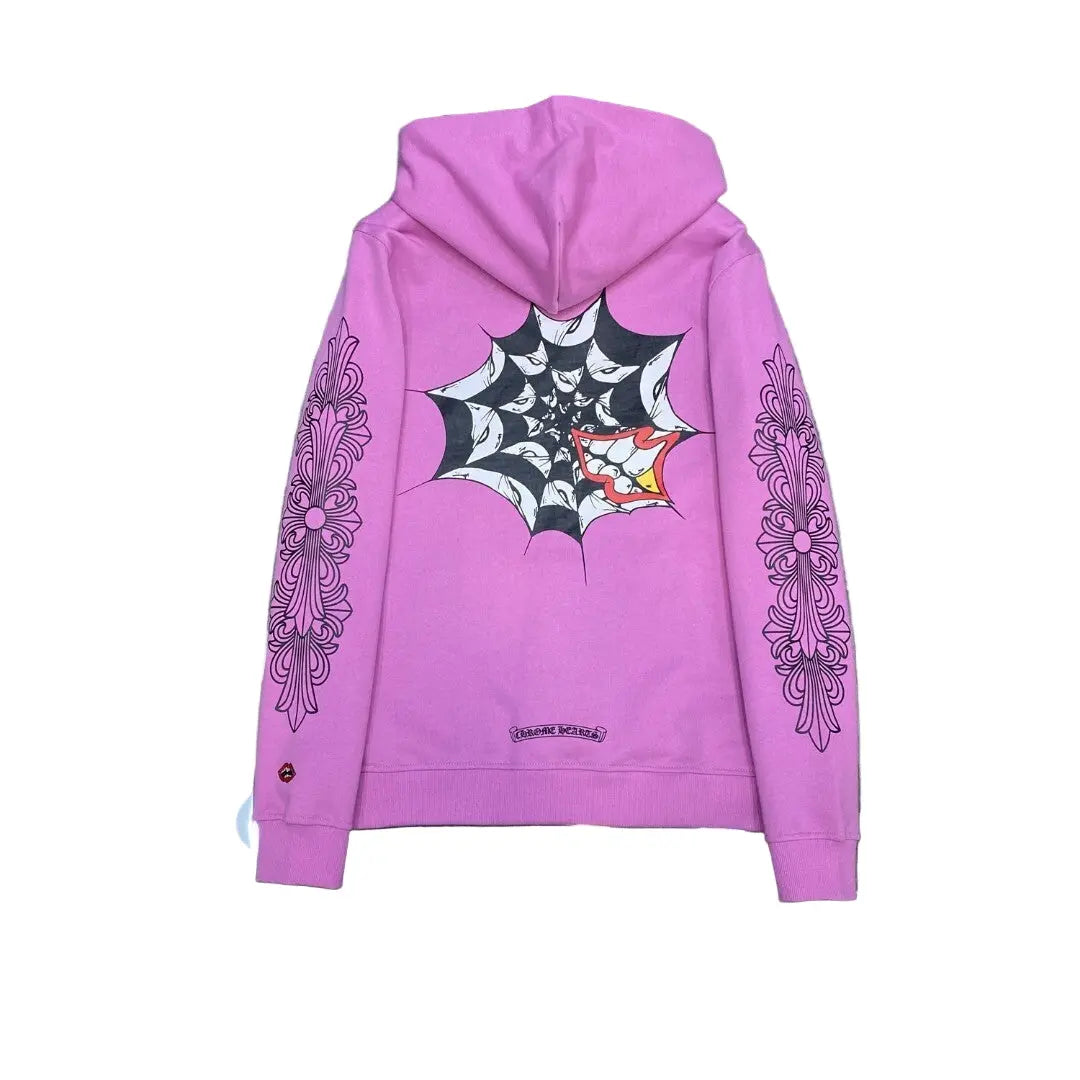 Chrome Hearts x Matty Boy | Rare Graphic Hoodie Pink Chrome Hearts