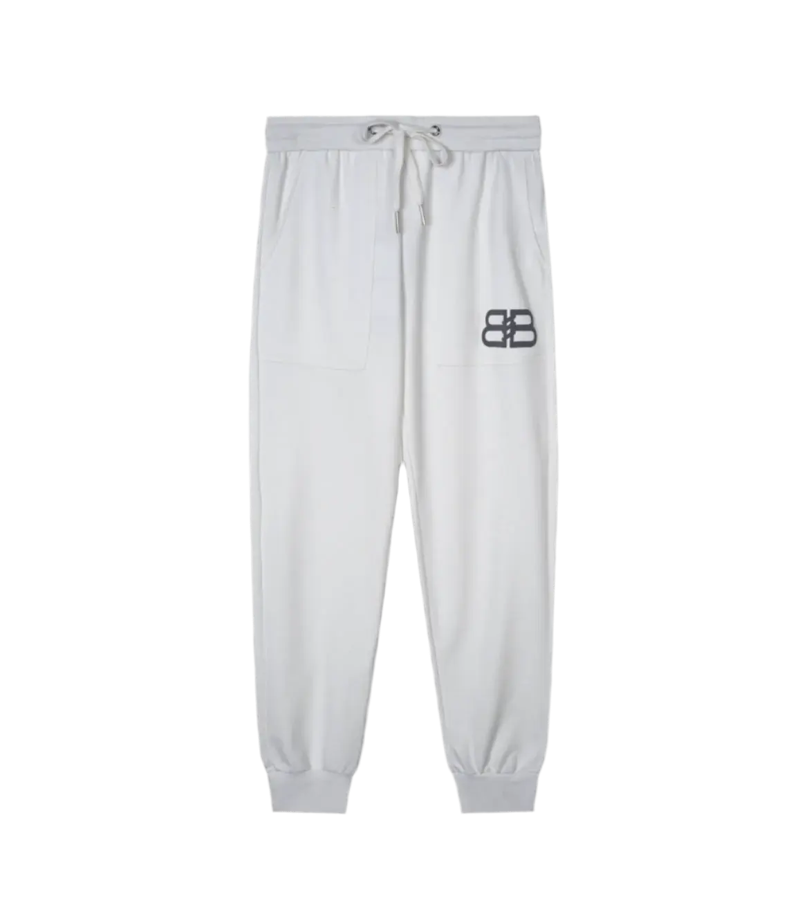 Balenciaga | Double B Graffiti Joggers – White & Black Balenciaga