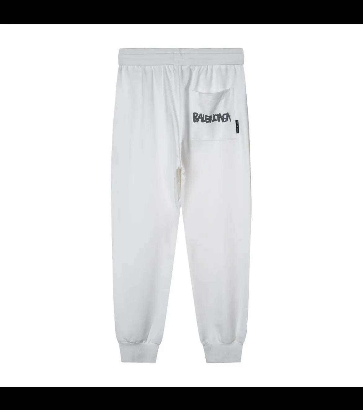 Balenciaga | Double B Graffiti Joggers – White & Black Balenciaga
