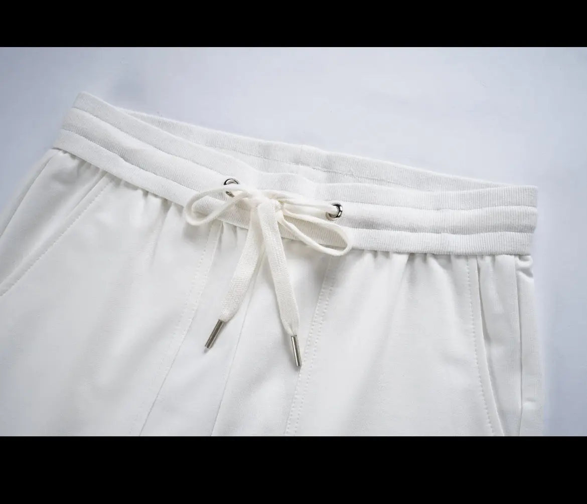 Balenciaga | Double B Graffiti Joggers – White & Black Balenciaga