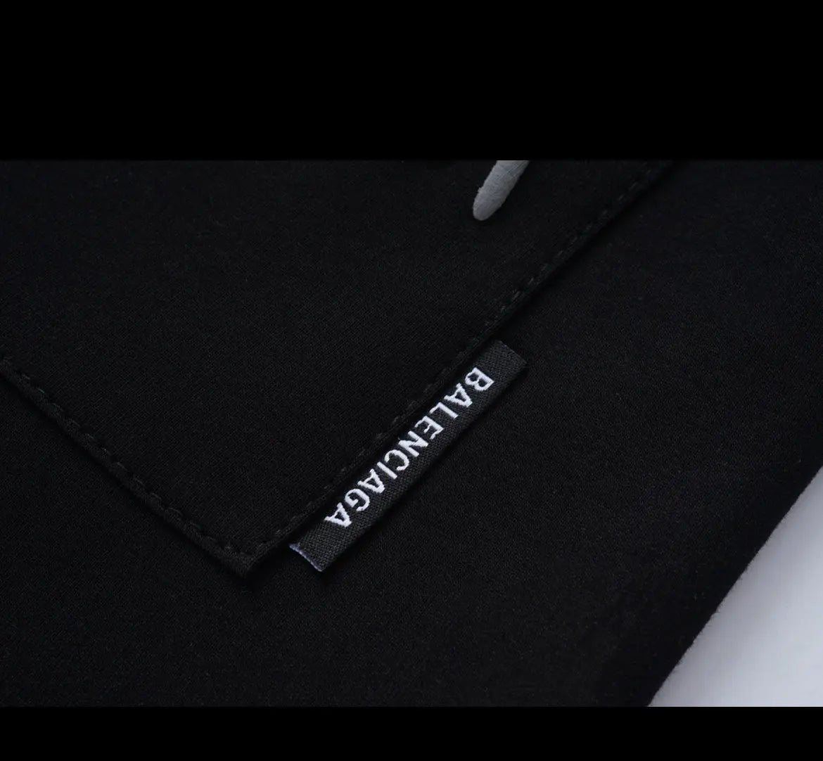 Balenciaga | Double B Graffiti Joggers – White & Black Balenciaga