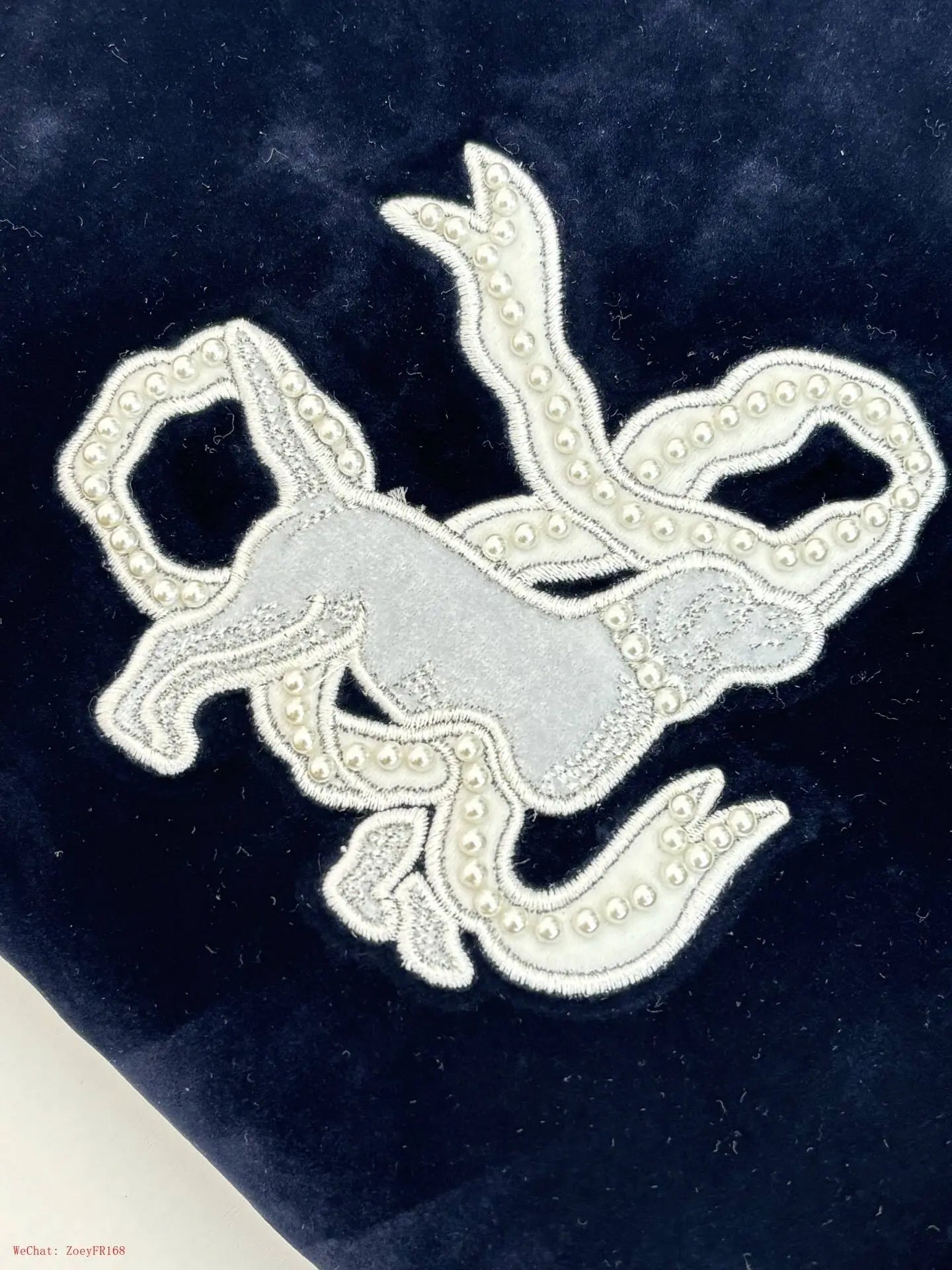 Louis Vuitton | Navy Velvet Varsity Jacket Louis Vuitton