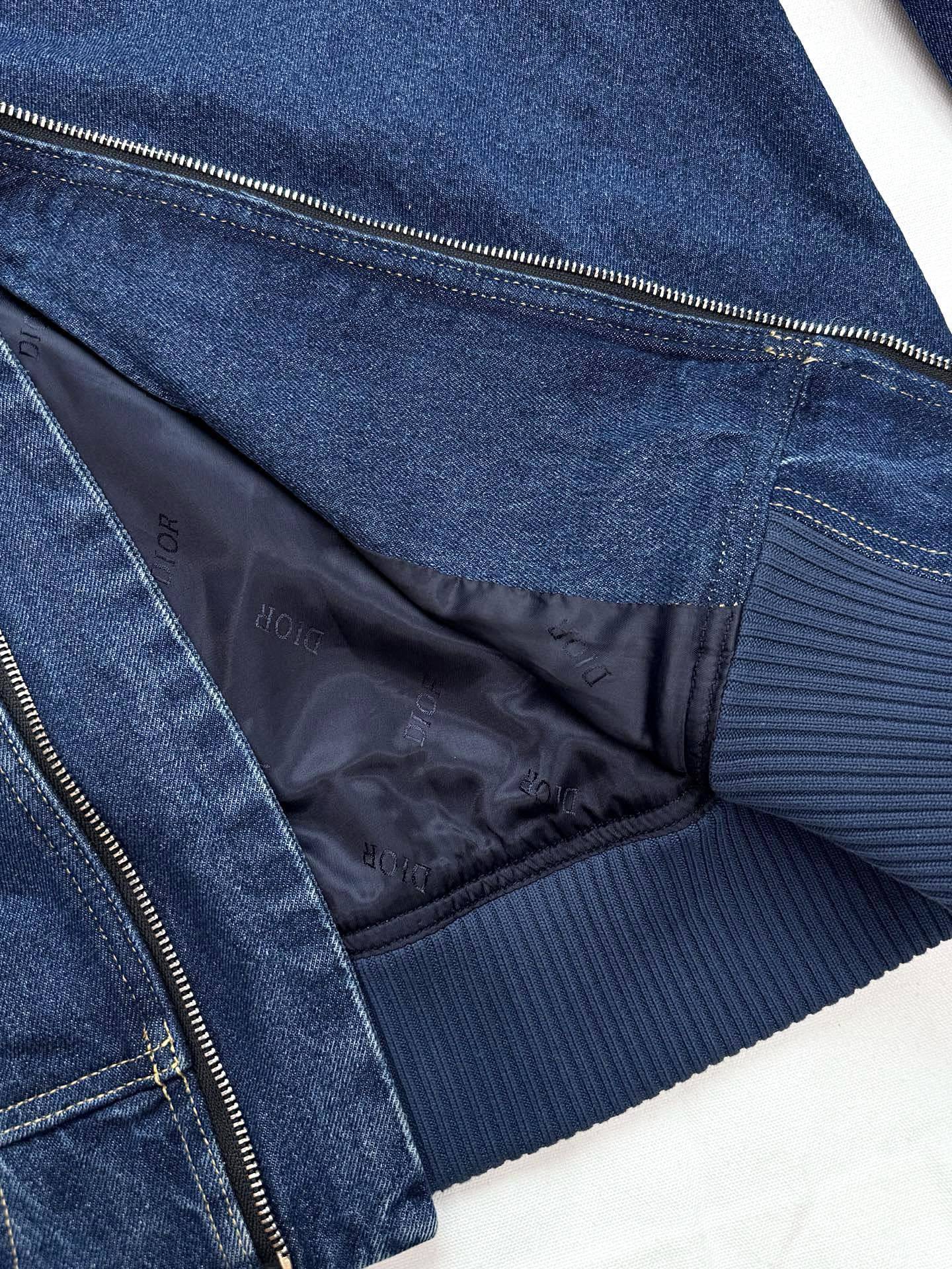 Dior | Blue Denim Zip Hoodie / Jacket