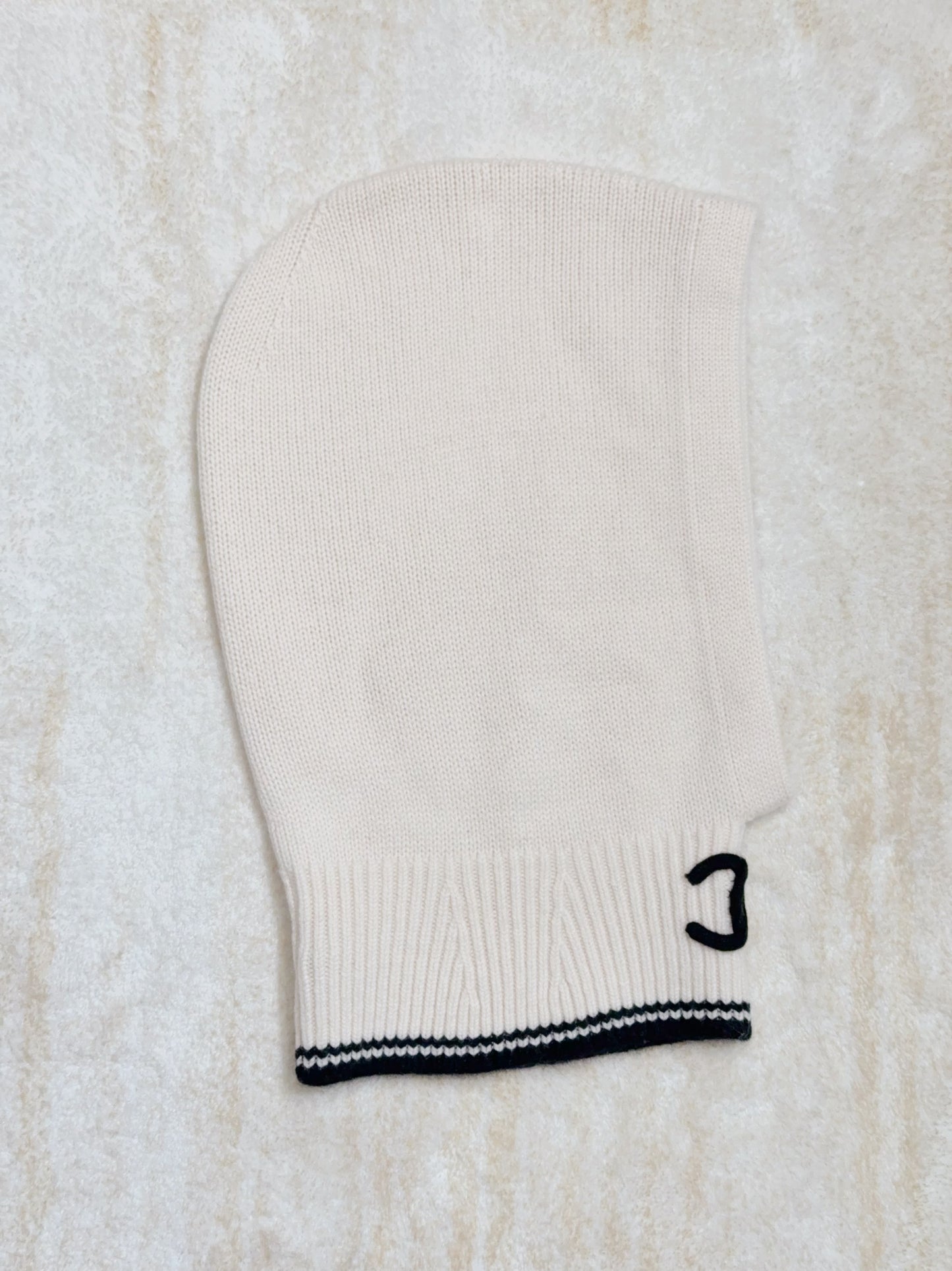 Chanel | Knit Beanie & Scarf Set | Black or White