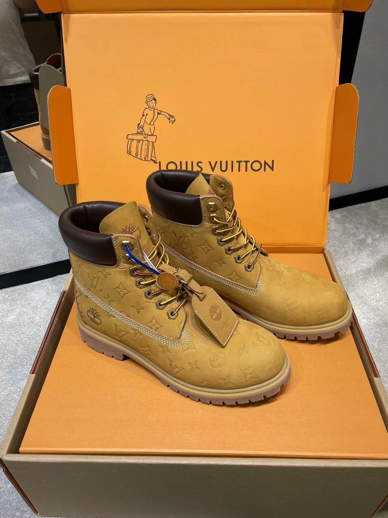 Louis Vuitton x Timberland | Wheat Monogram 6-Inch Boot