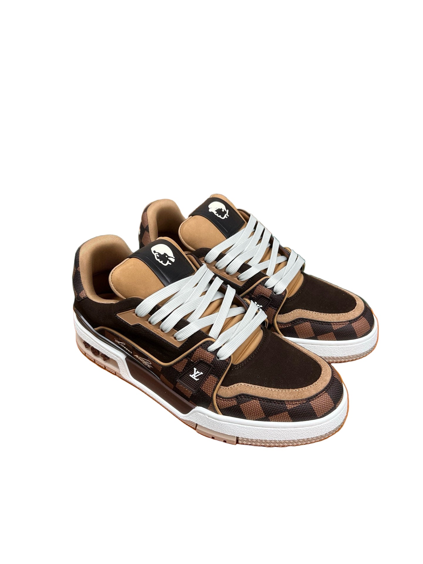Louis Vuitton | Trainer Sneakers | Brown Monogram Damier Mix