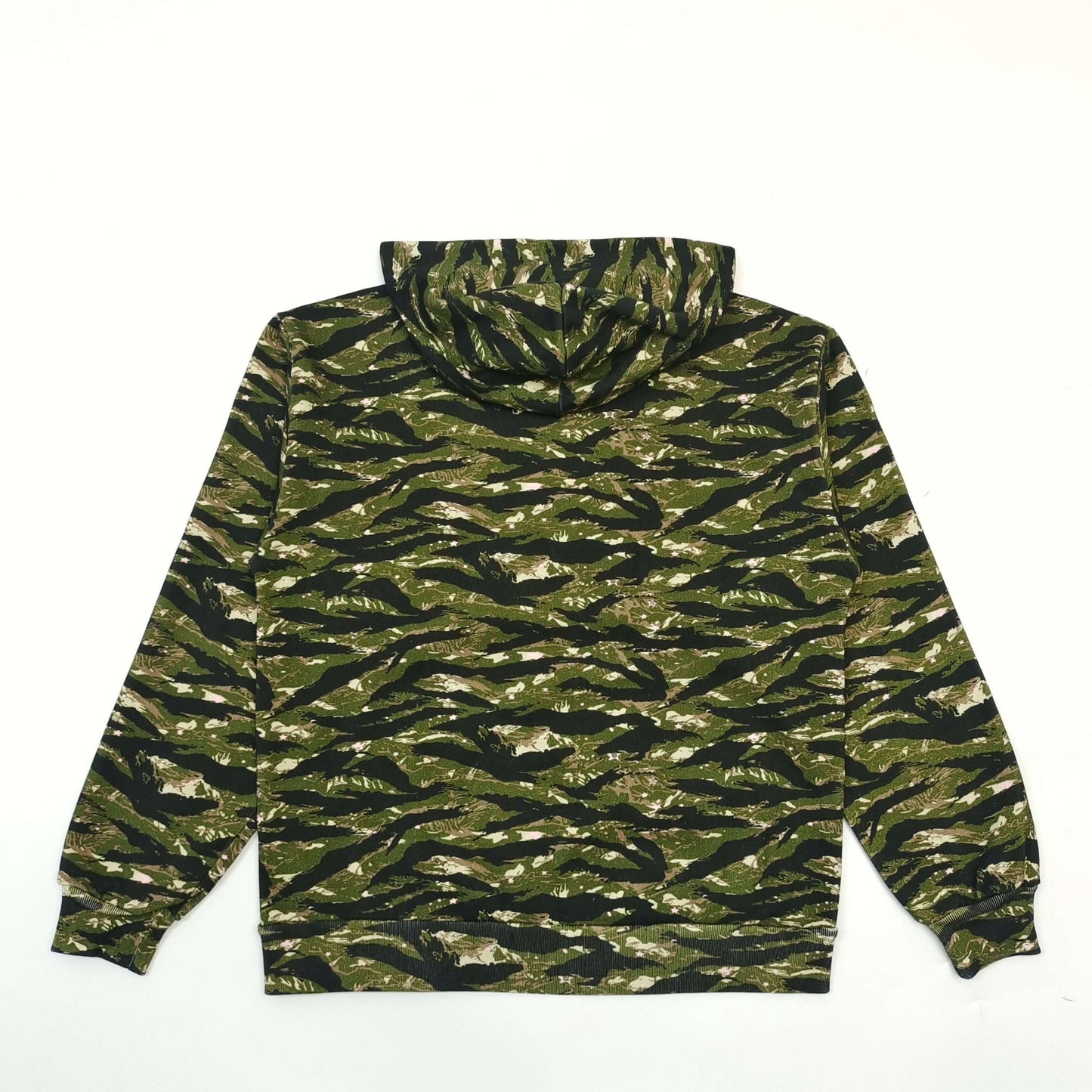 Sp5der | Green Camo Pink Web Hoodie