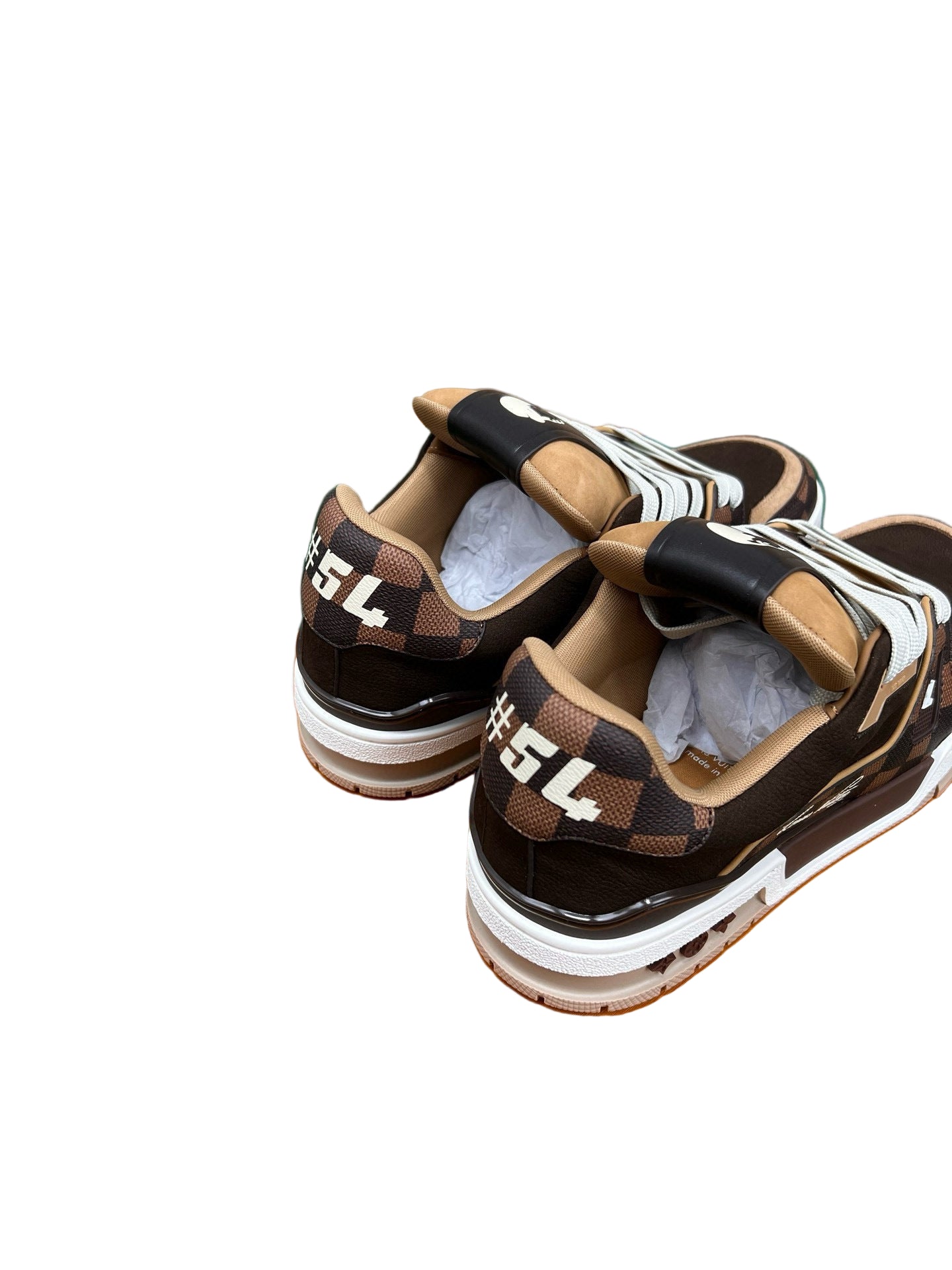 Louis Vuitton | Trainer Sneakers | Brown Monogram Damier Mix